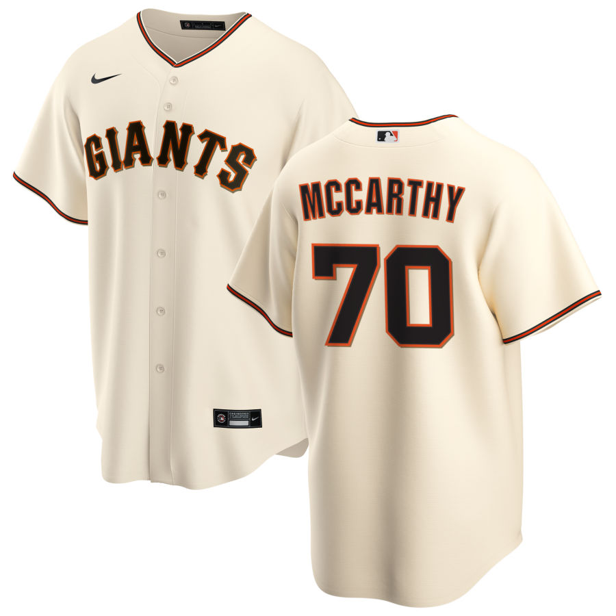 Nike Men #70 Joe McCarthy San Francisco Giants Baseball Jerseys Sale-Cream